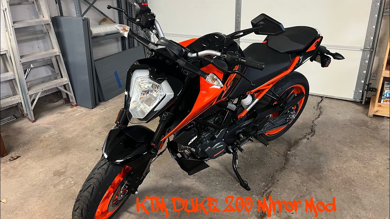 2020-2022 KTM Duke 200 Mirror Mod/Upgrade