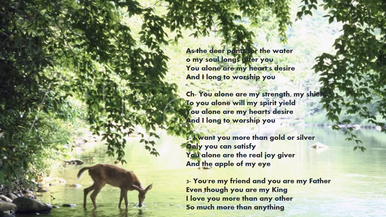 As The Deer | Communion Hymn with Lyrics