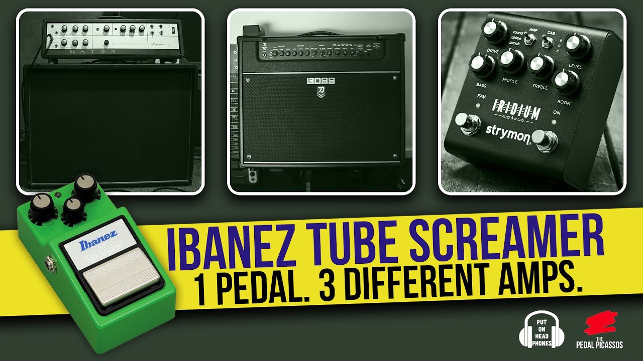 1 PEDAL 3 AMPS   IBANEZ TUBE SCREAMER