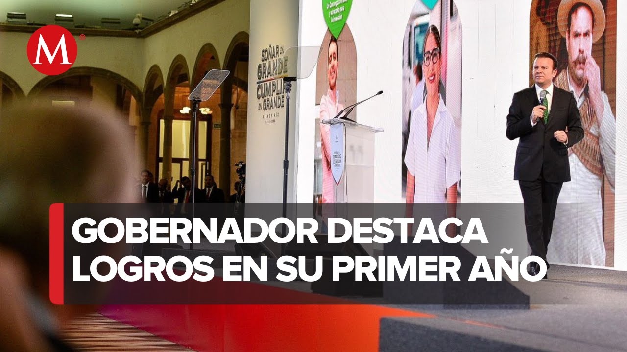 En Durango, Esteban Villegas presenta su primer informe de Gobierno