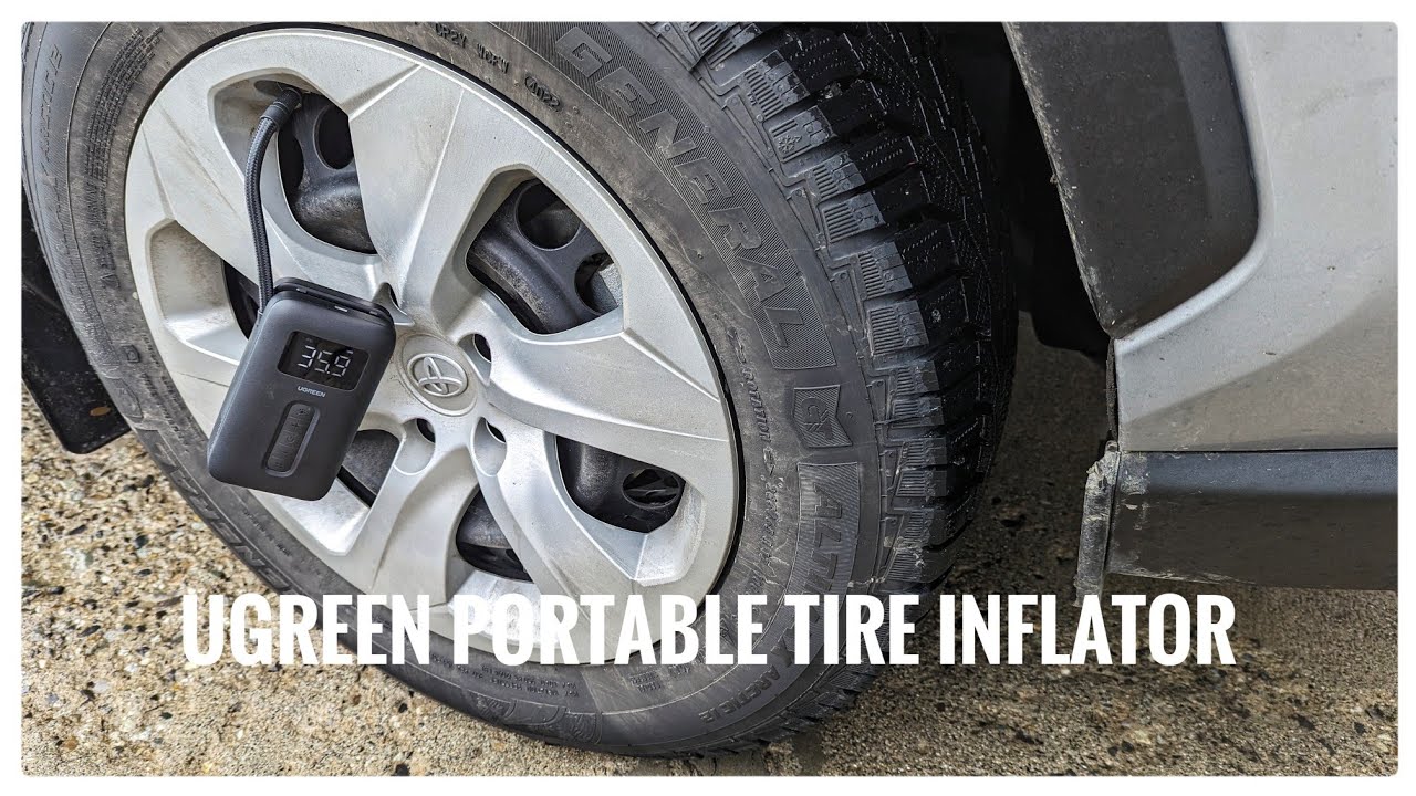 UGREEN Portable Lithium Tire Inflator | 2023 #ugreen #tireinflator