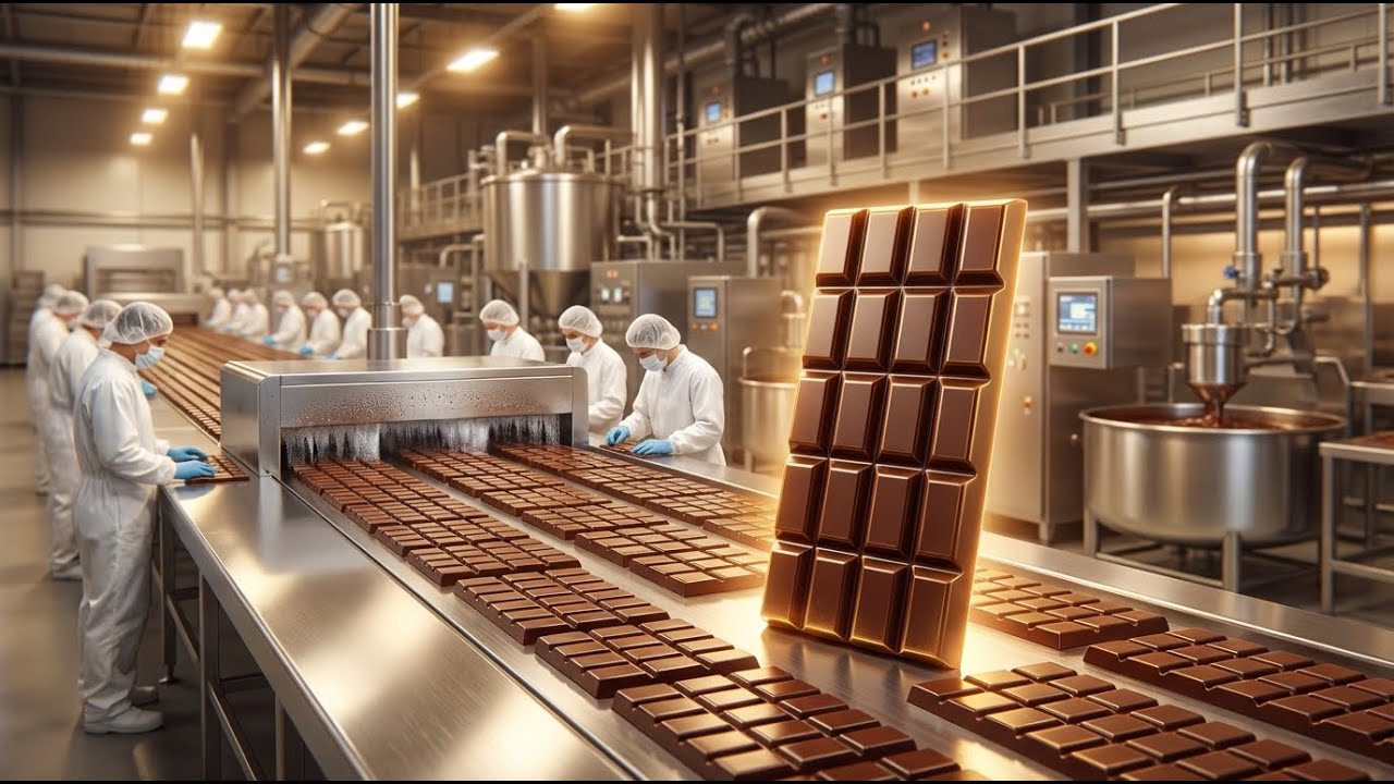 How Chocolate Is Made Inside the Factory | From Bean to Bar