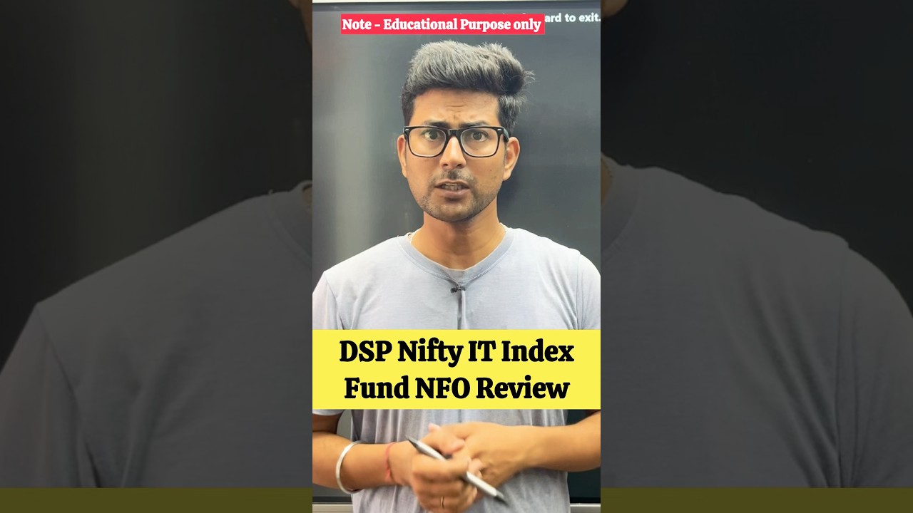 DSP Nifty IT Index Fund NFO #nforeview