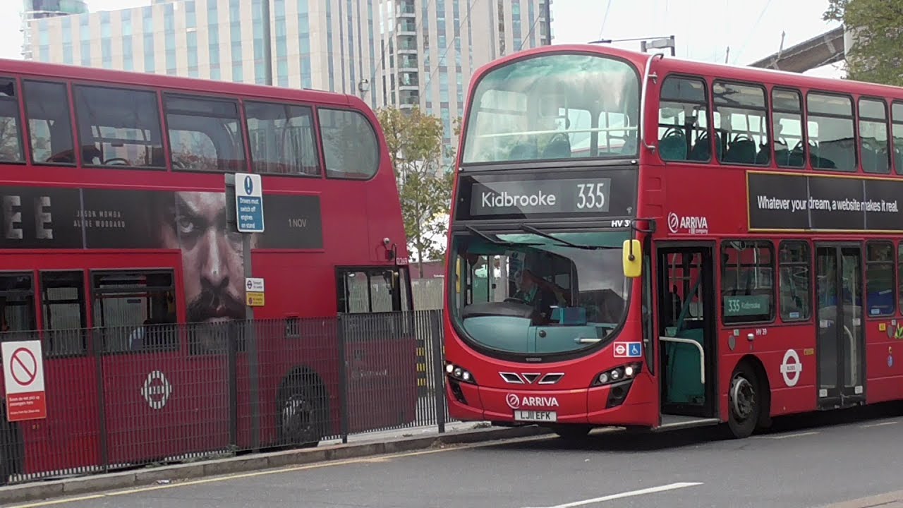 335 Full London Bus Route: North Greenwich - Kidbrooke Arriva