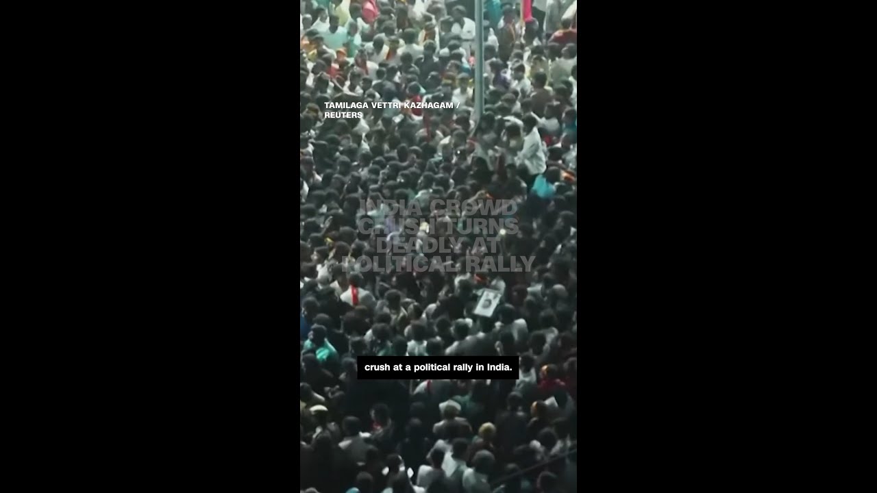 India crowd crush turns deadly at political rally