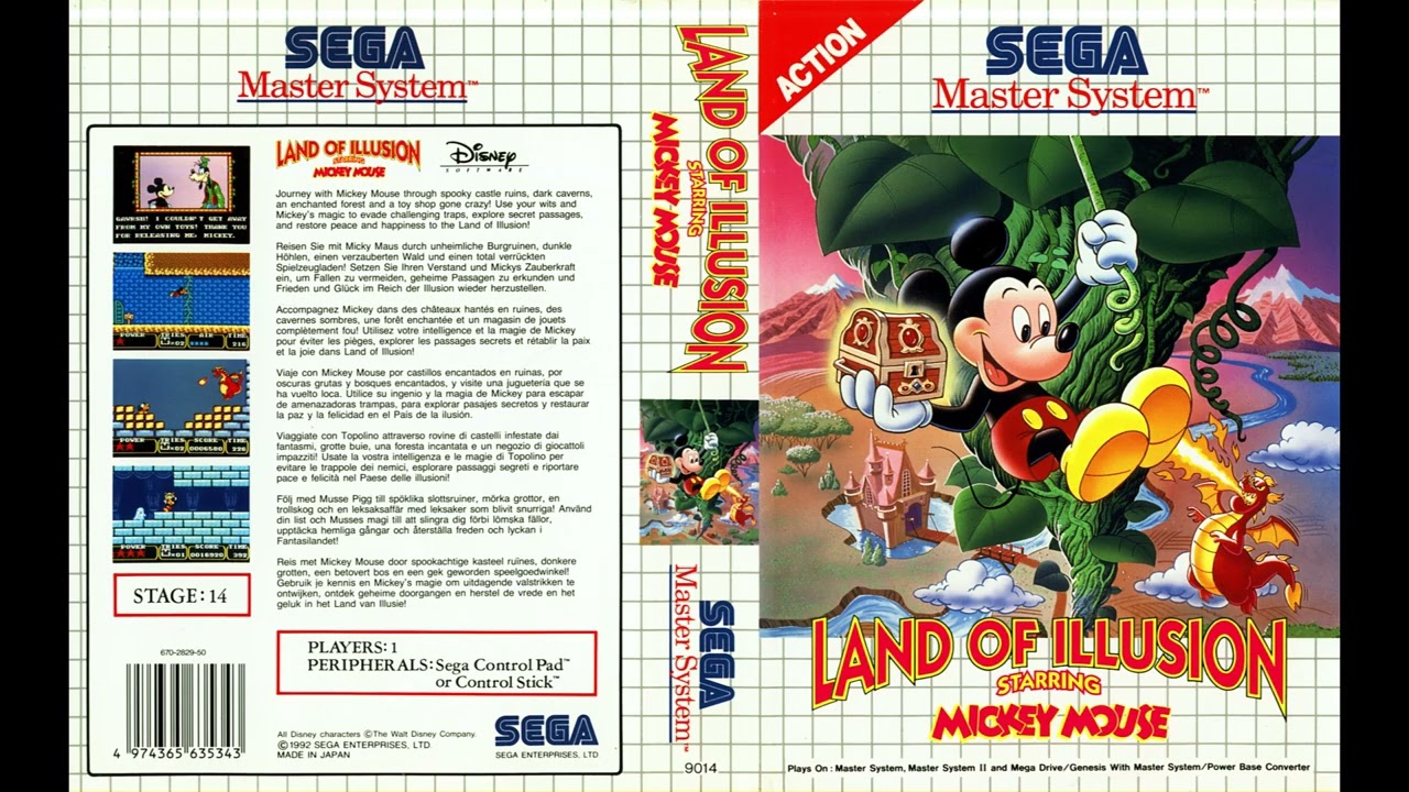 Land of Illusion Starring Mickey Mouse - Sega Master System - 1993 - OST FLAC - 1080