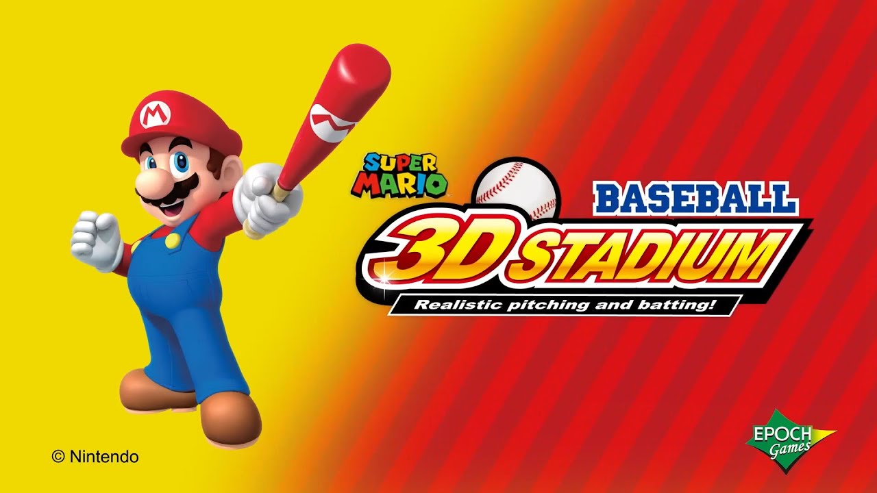 Epoch Games |SUPER MARIO Baseball 3D Stadium 30sec 🏟️⚾🧢