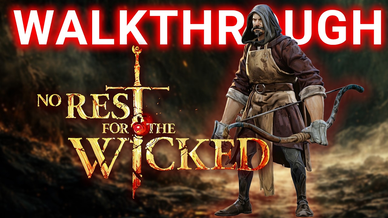 No Rest for the Wicked Complete Walkthrough Archer - End