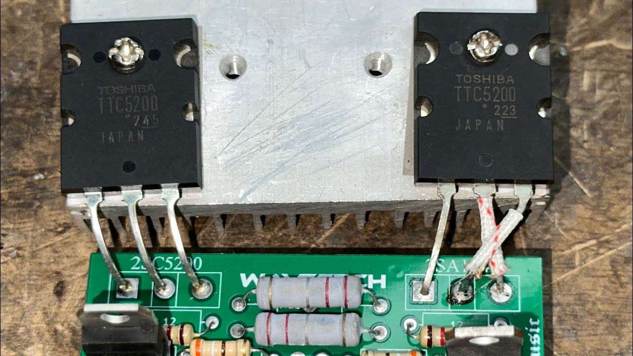 Как использовать транзисторный усилитель 2SC5200 и 2SA1943