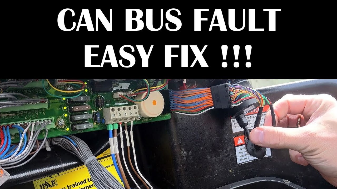 Niftylift HR28 SP85 intermittent can bus failure easy fix