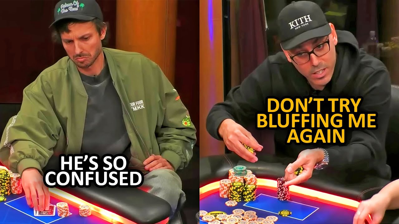Senor Tilt Has NO IDEA What He's Doing In Massive Poker Hands @HustlerCasinoLive