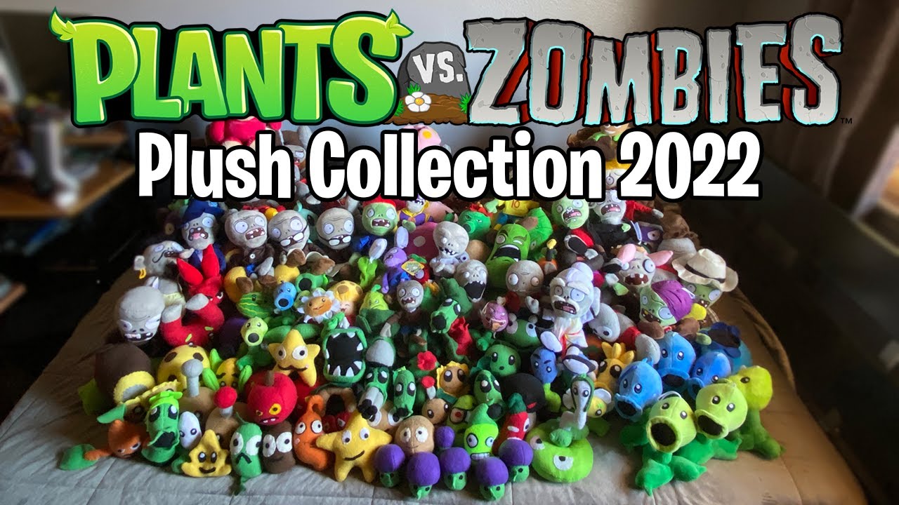 Моя коллекция плюшевых игрушек Plants vs Zombies 2022!