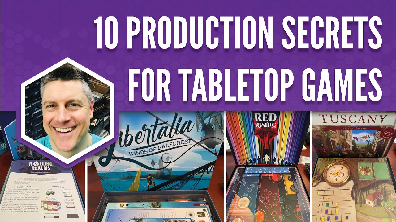 10 Production Secrets for Tabletop Games