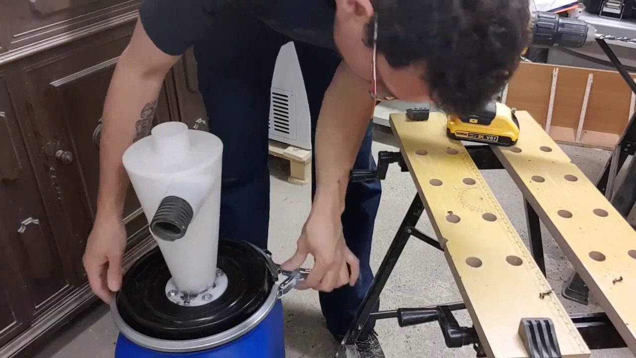 Il mio ciclone separatore made in china funziona!