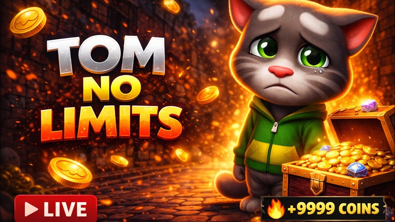 TOM NO LIMITS 🔥 | Talking Tom LIVE | Real Gameplay | Late Night Stream