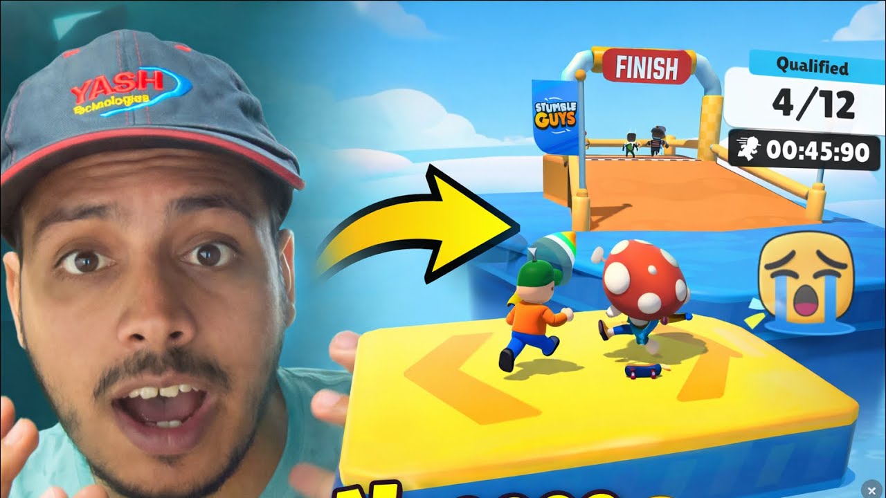 Nooooo 😭 Last Second Fail | Stumble Guys Hindi Gameplay