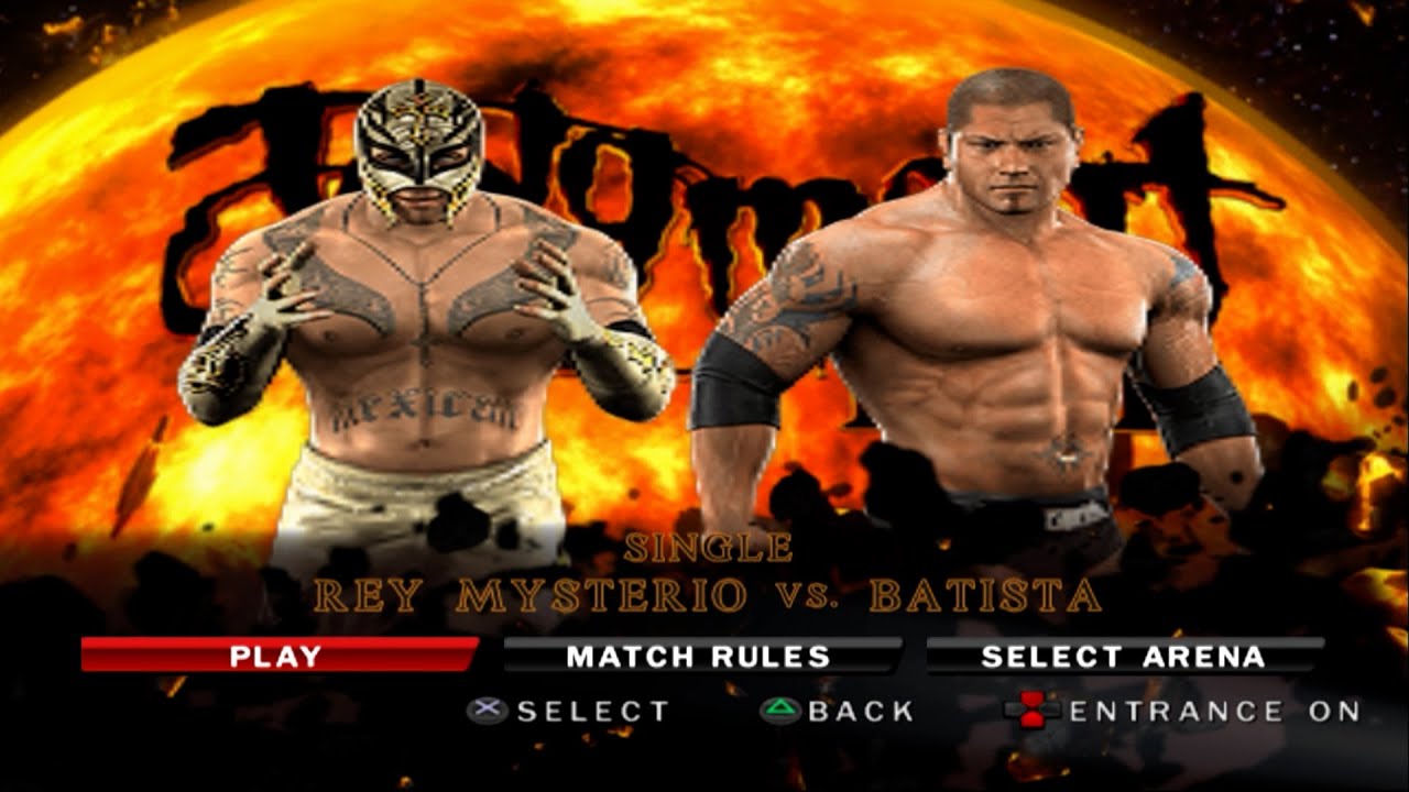 WWE SmackDown vs. Raw 2010 - Rey Mysterio VS Batista