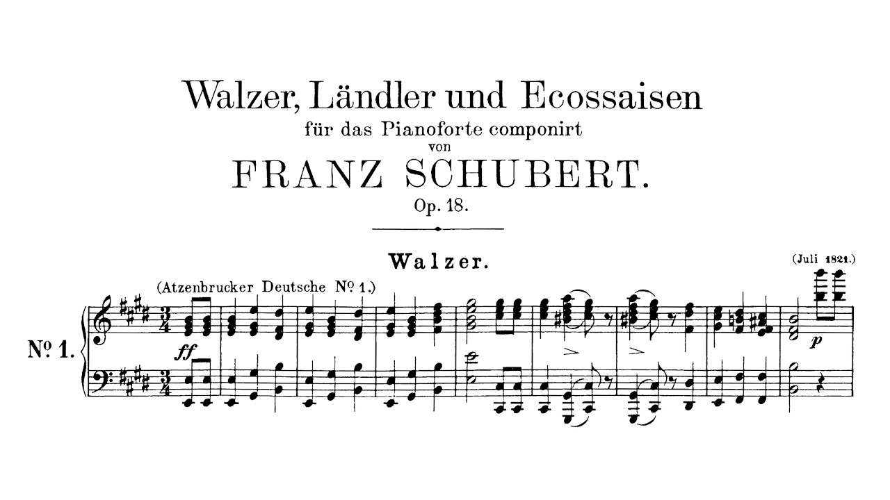 Franz Schubert &ndash; 12 Waltzes from D.145