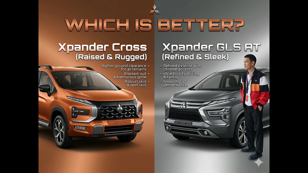 2026 Mitsubishi XPANDER GLS OR XPANDER CROSS  ano mas maganda?  parehas ZERO Downpayment