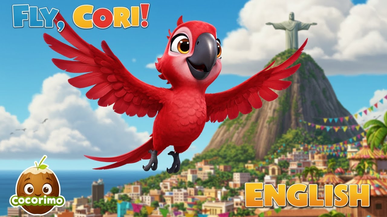 Birds of the jungles, Fly Cori!  🦜 Kids Educational Songs 🎵