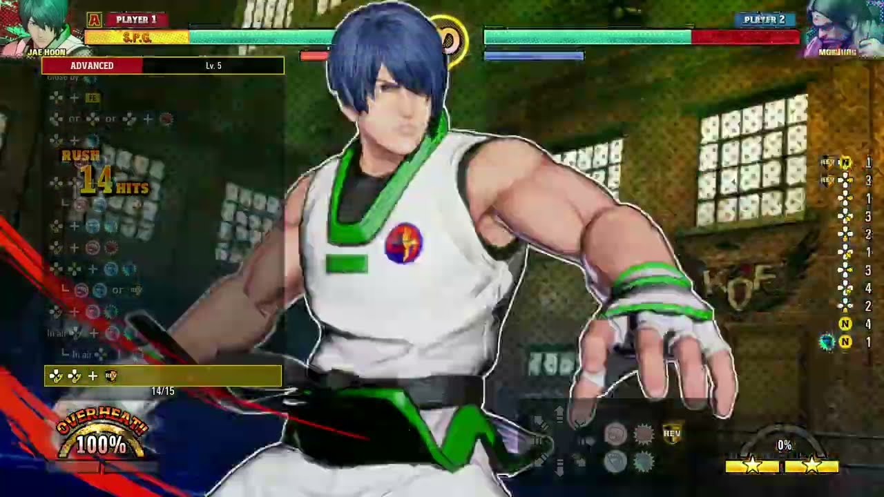 Kim Jae Hoon Combo Trials! (Fatal Fury: City of the Wolves)