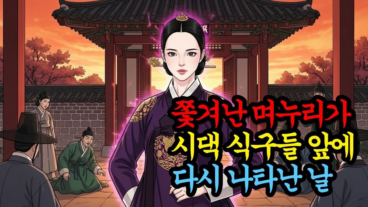쫓겨난 며누리가 시댁 식구들 앞에 다시 나타난날 사연 | 야담 | 설화 | 전설 | 옛날이야기 | 오디오북 | 수면 이야기