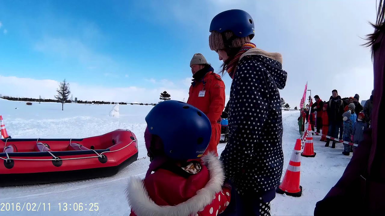 160211 Snow Rafting (Sorta) in Tsu Dome, Sapporo (1/2)