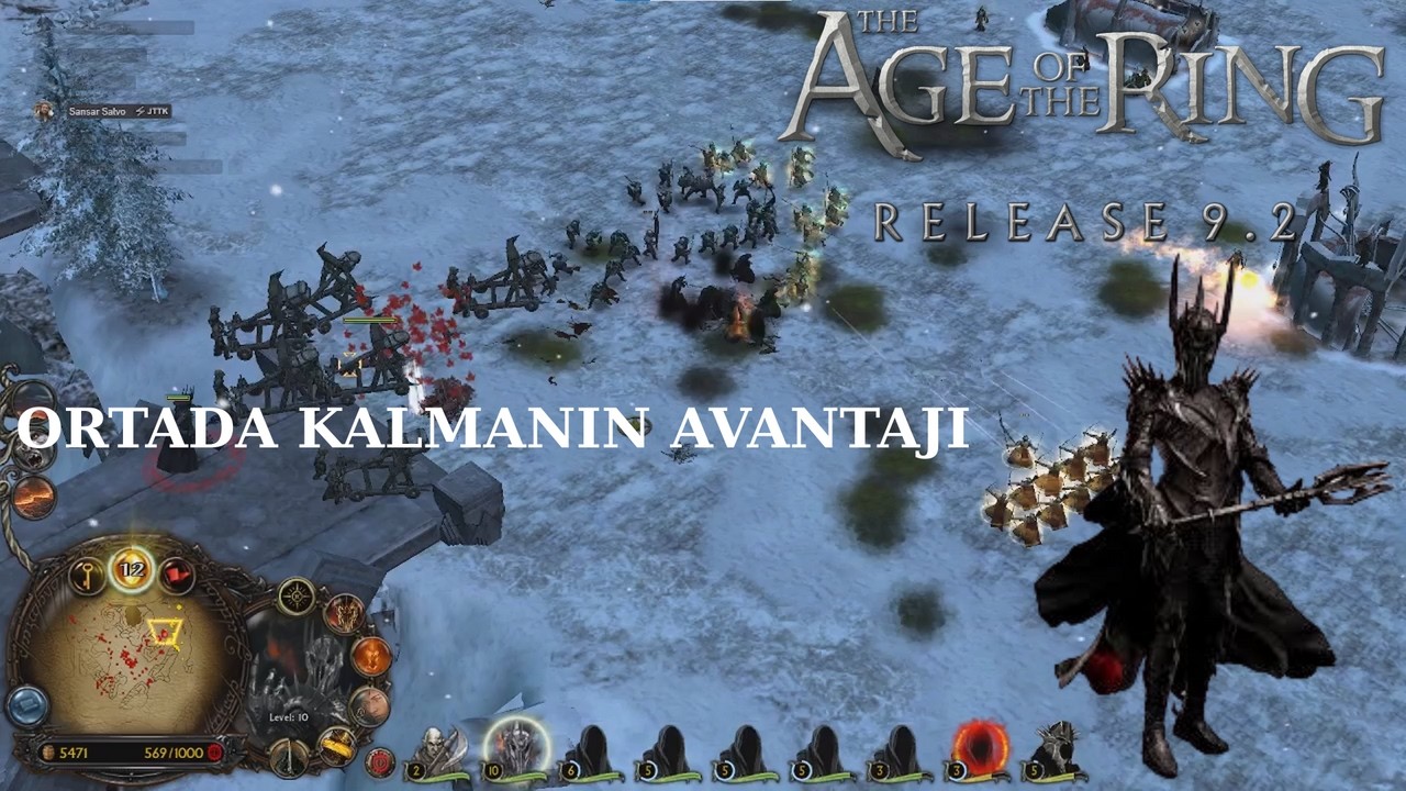 ORTADA KALMANIN AVANTAJLARI KIYMETLİM YÜZÜKLERİN EFENDİSİ AOTR MOD