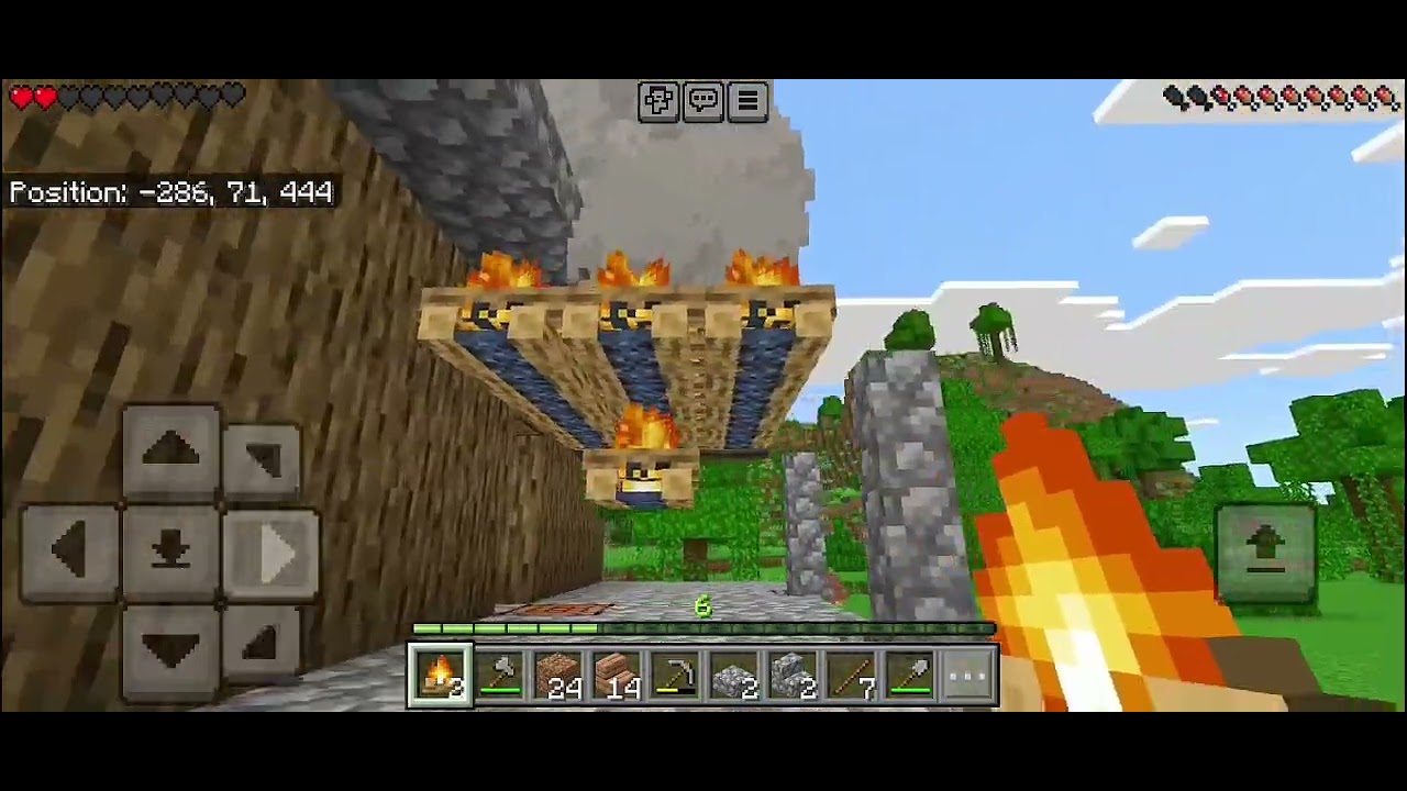 FIRST SURVIVAL HOUSE IN MINECRAFT | SCARFACE | MOBILE |