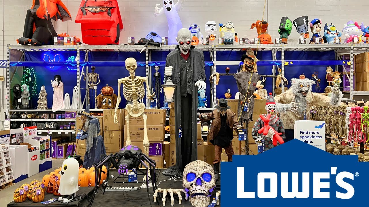 LOWES HALLOWEEN ANIMATRONICS & DECOR 2025