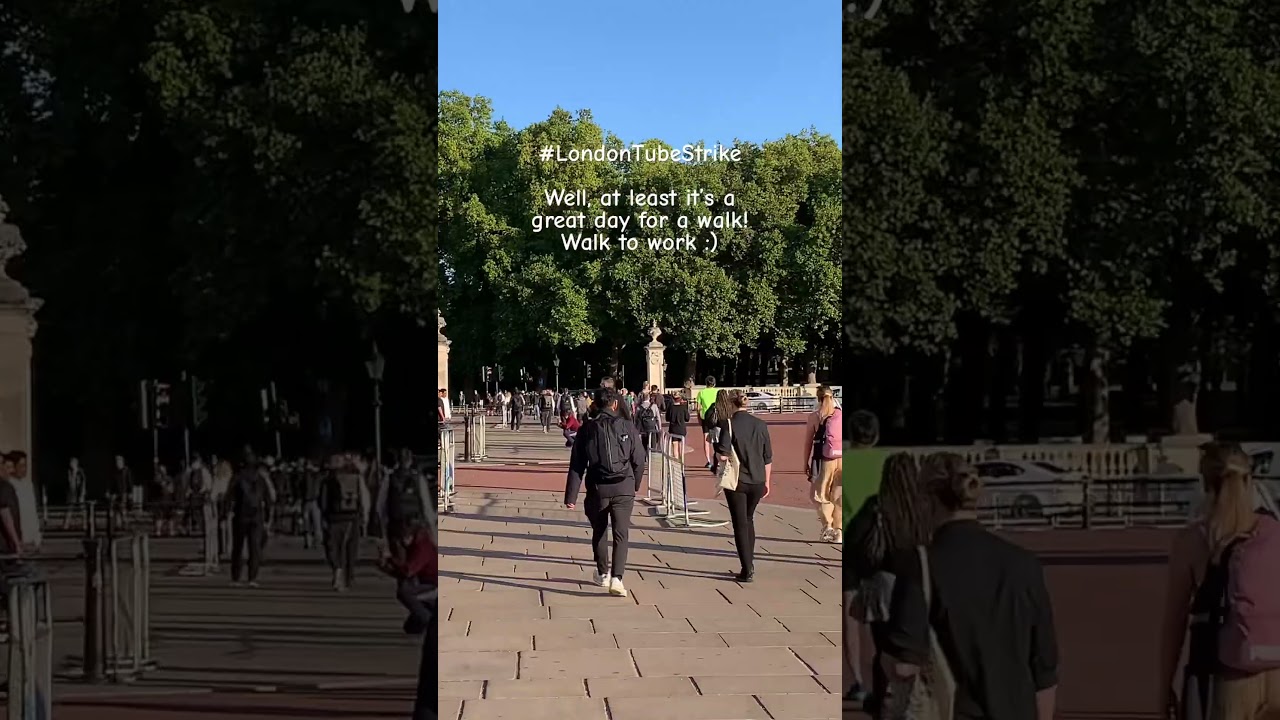 London Tube Strike makes it a WalkToWork day! September 8th, 2025 #london #tubestrike #walking