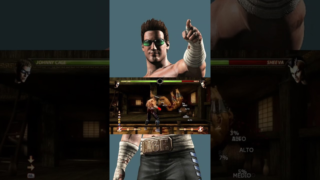 Johnny Cage Combo 55% MK9 