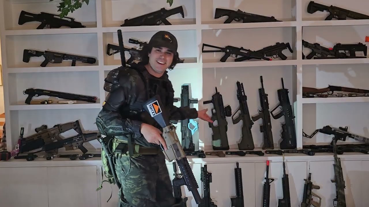 Коллекция страйкбольного оружия (67+ единиц) #страйкбол #коллекция