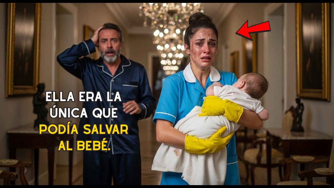 El millonario despide a la empleada de noche y horas después le ruega que salve a su hijo