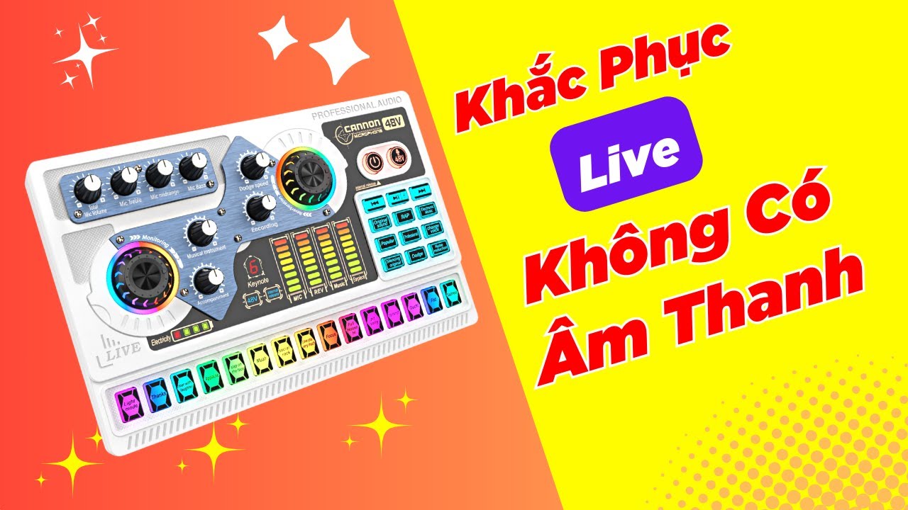 Khắc Phục Quay Video Và Livestream Không Có Tiếng Khi Dùng Sound Card X5
