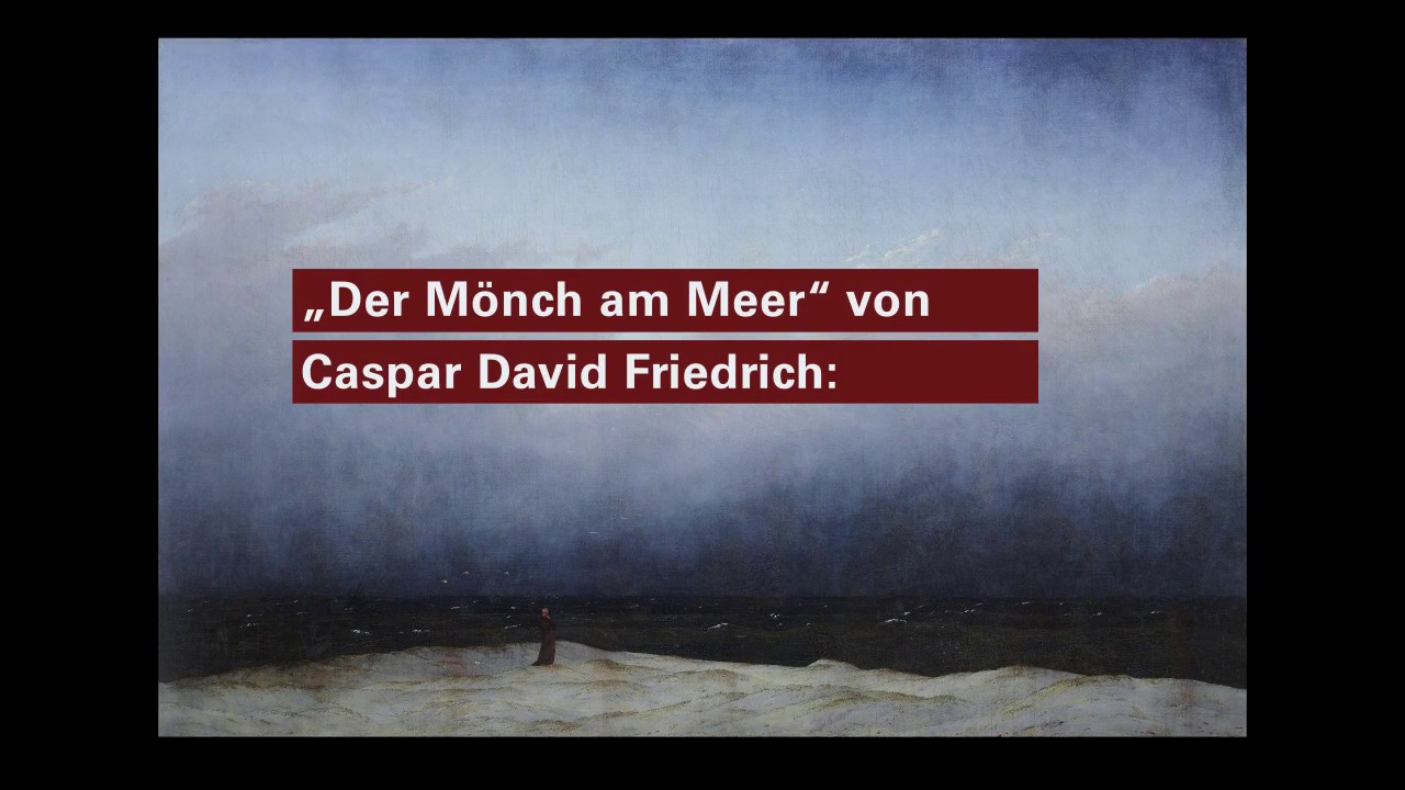 Hingeschaut! Der Mönch am Meer von Caspar David Friedrich