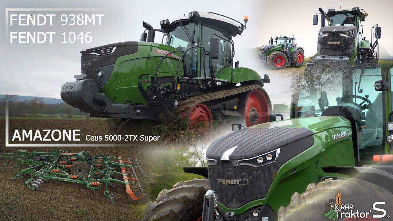 DOMBES SAVOIE AGRI | FENDT 938MT & 1046 | AMAZONE Ceus 5000-2TX Super