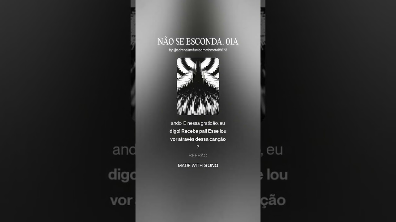 NÃO SE ESCONDA. 01A