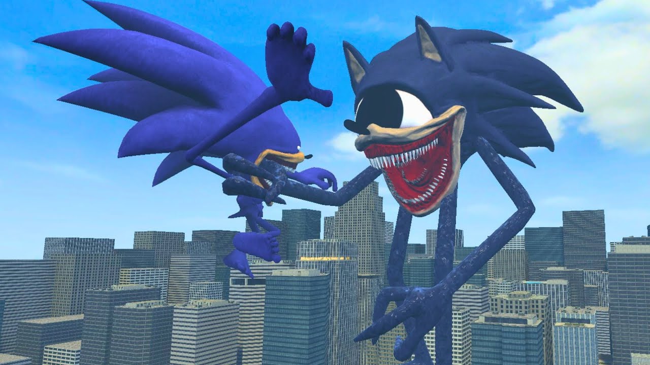 I BECOME NEW SONIC.EYX INNYUME SMILEY'S VS ALL SHIN SONIC TAPES in Garry's Mod!