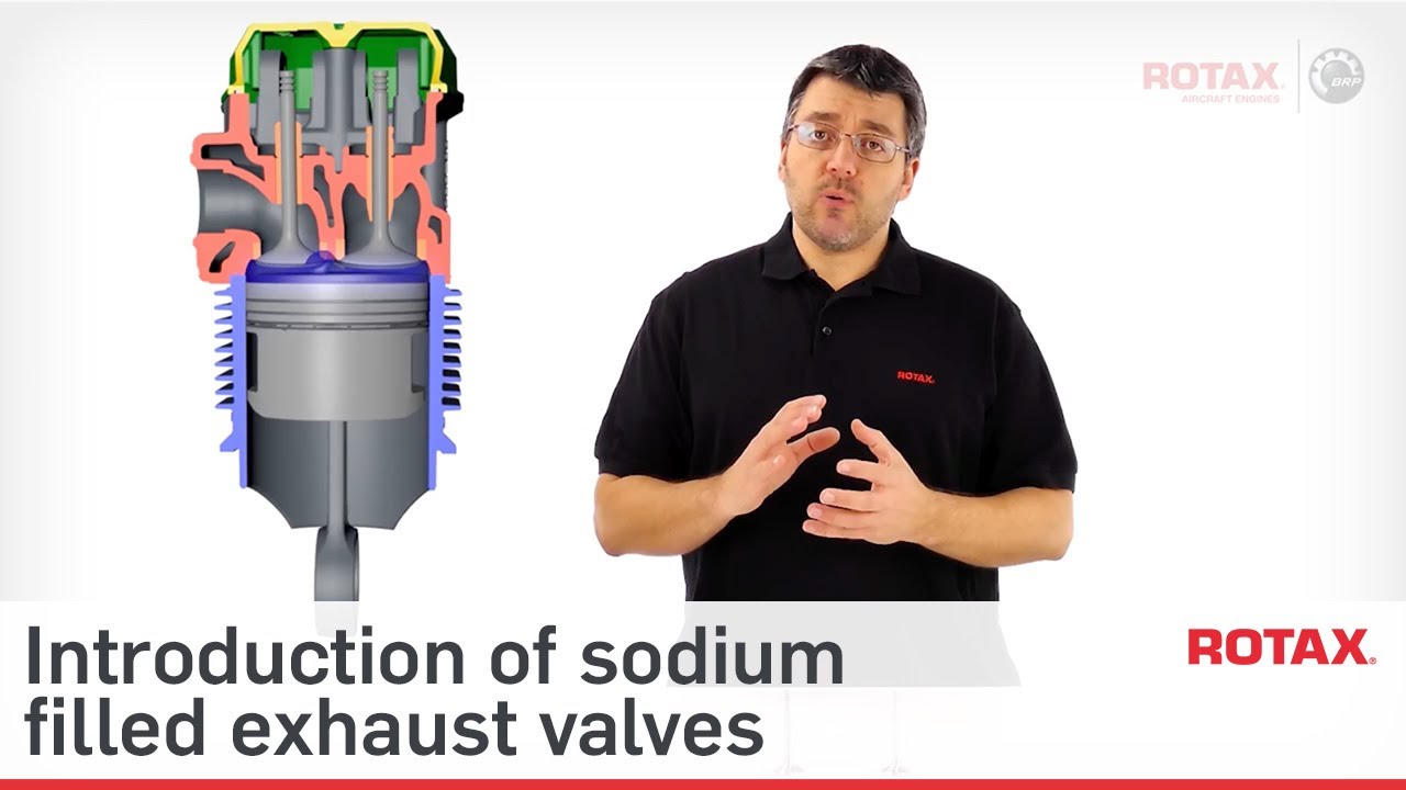 Introduction of Sodium Filled Exhaust Valves - Rotax Aircraft TECH TIPS #6