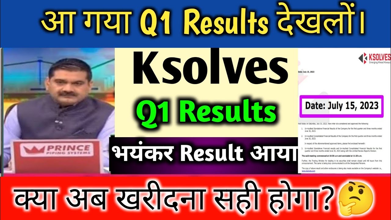 ksolves q1 results 2024 | ksolves share latest news | ksolves share | ksolves share target news