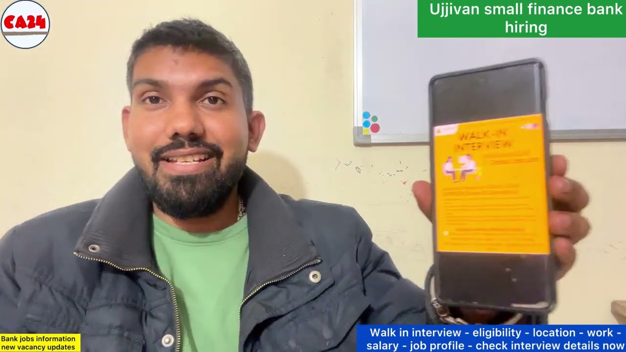 Ujjivan small finance bank hiring Gold loan officer - walk in interview - many locations_ many dates