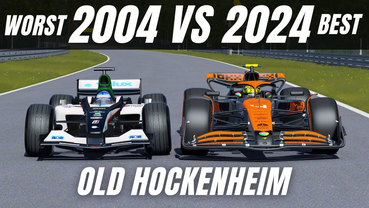 Can the WORST F1 2004 beat the Current FASTEST F1 CAR ?