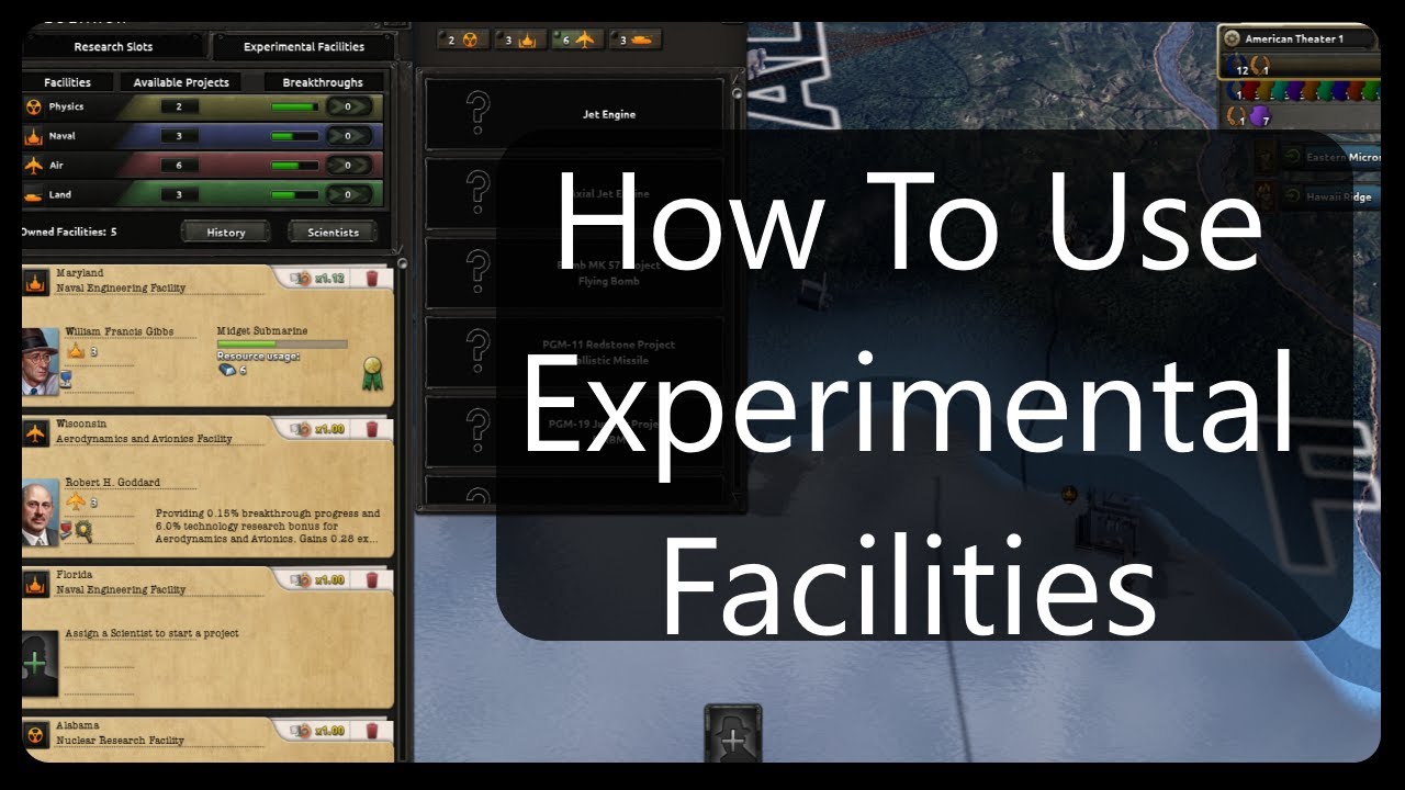 How To Use Experimental Facilities | Hoi4 Mini Tutorial