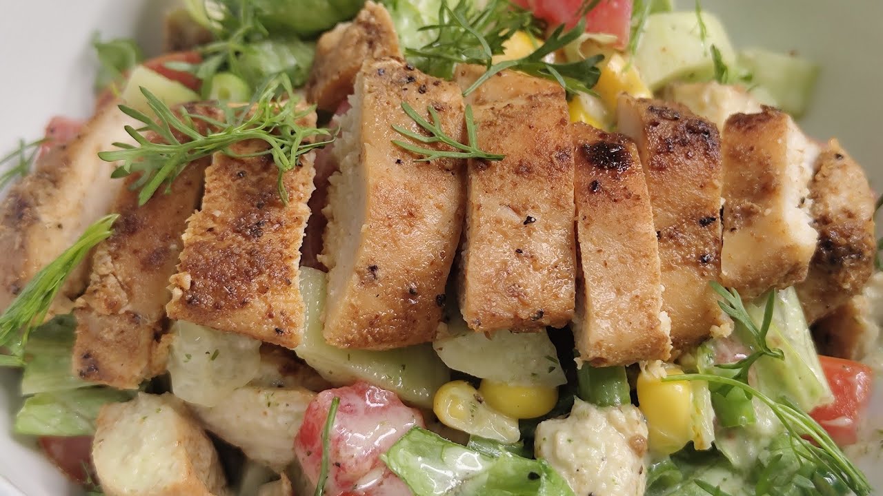 Healthy Iftar Recipe | Protein-Packed Healthy Chicken Salad Recipe | চিকেন সালাদ