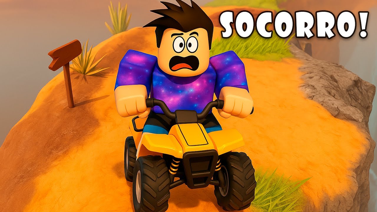 Virei Profissional No Quadriciclo Roblox Condução Perigosa