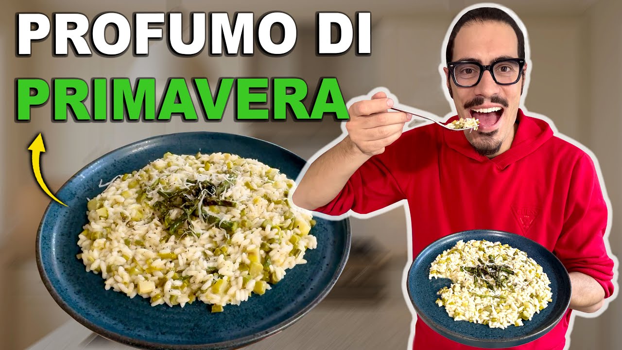 RISOTTO AGLI ASPARAGI SELVATICI - Tutorial Pov 👨‍🍳✔️