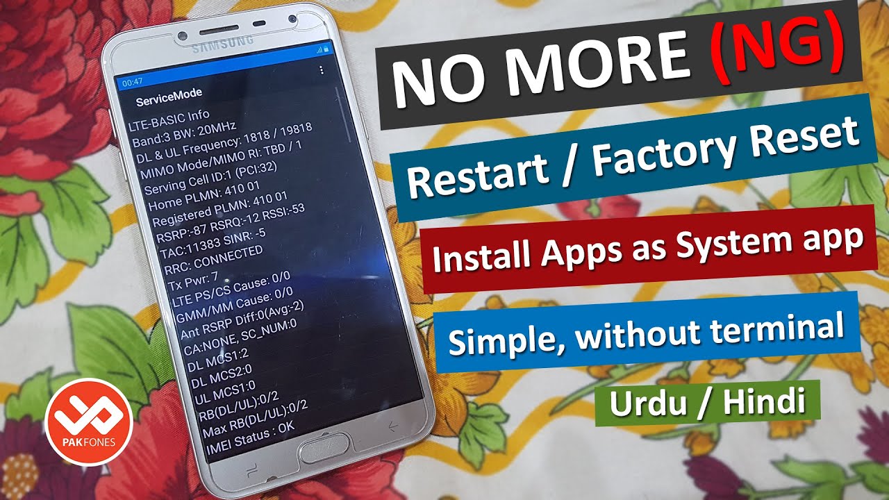 IMEI Status NG Permanent Solution | How to move apps to System without Terminal app