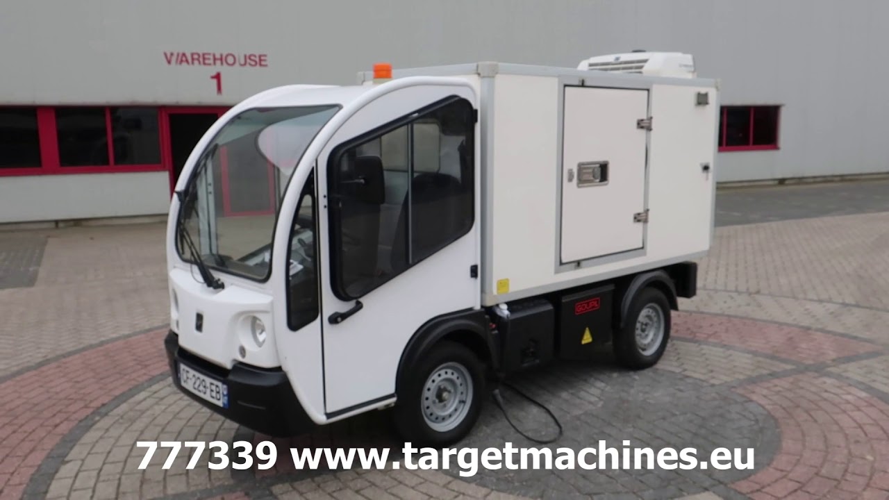 777339 GOUPIL G3 ELECTRIC VEHICLE UTV BOX FRIDGE THERMO-KING V-100 MAX VAN 05-2012 WHITE