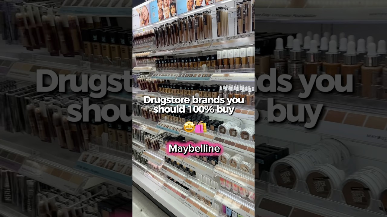 Drugstore Makeup you&rsquo;d LOVE💕 #makeup #drugstoremakeup #beauty #preppy #skincare #trending #fyp